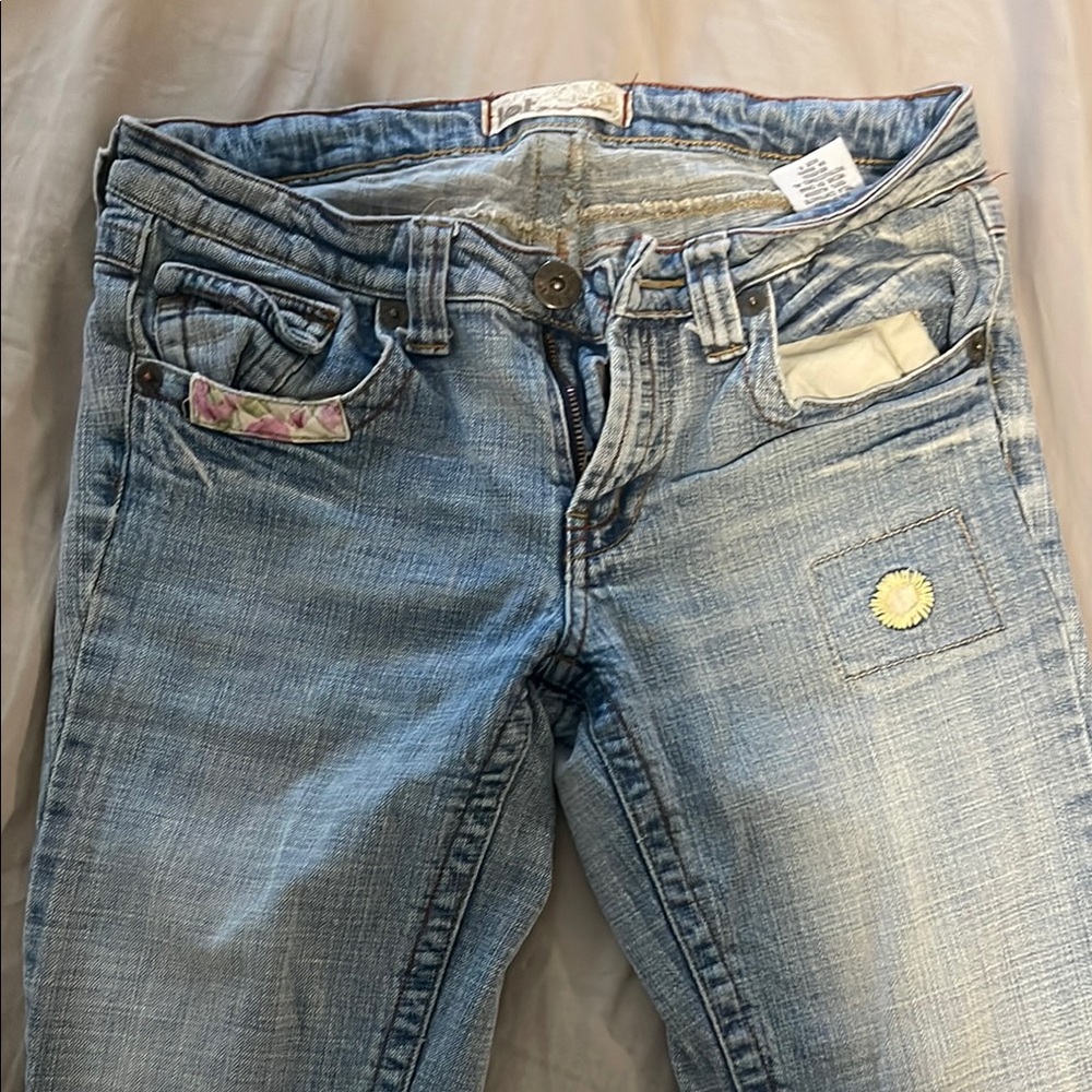 LEI Light Blue Straight Leg Women's Jeans